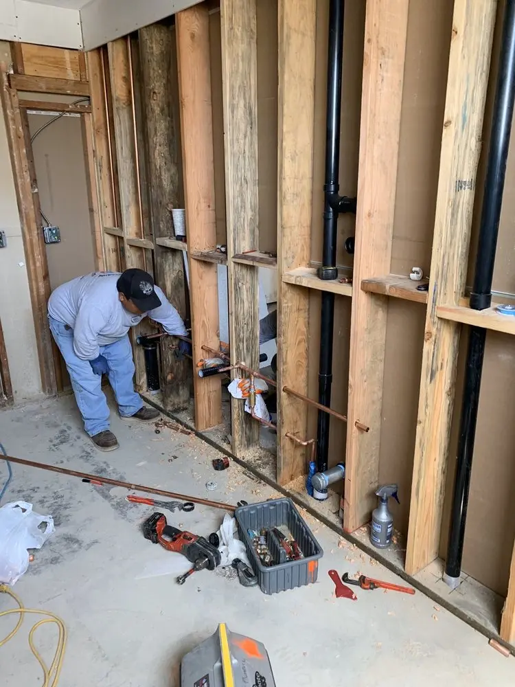 Commercial rough-in plumbing for Water Heater Replacement in Indian Creek Village